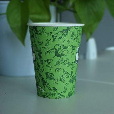 270 ml Tek Duvarlı Tek Kullanımlı Sıcak Kadeh 9.5 oz Biyolojik Bozulmaz Tek Kullanımlı Kahve Kadehleri