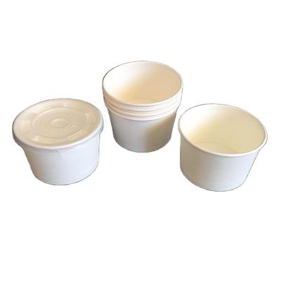 Tek kullanımlık kağıt kase 350ml PE Özel baskı için kaplanmış