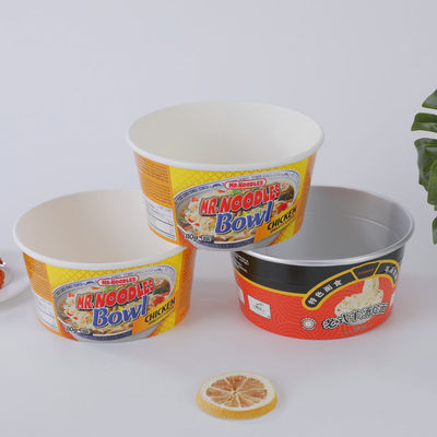 Kişiselleştirilmiş Basılı Karton Kasalar 860ml Salat Kasa Salat Kasa Kraft PLA Dökme