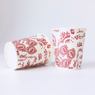 Çevre Dostu Sağlıklı Plastiksiz Kaplamalı Tek Kağıt Kupa 270 ML 9.5oz Yazdırılabilir