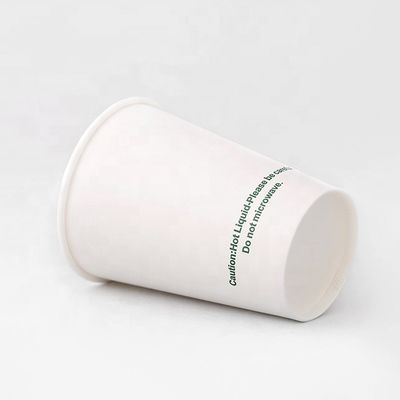 430 ml 12 oz Tek Duvar Kağıdı Kupası Çift PE Kaplama Kola Kağıt Kupası Komposta edilebilir