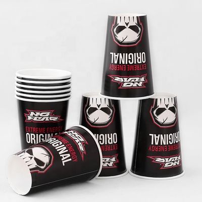 Meyve suyu içecekler tek duvarlı sıcak bardak 22 oz 630 ml Çift PE kaplı bardaklar tek kullanımlık