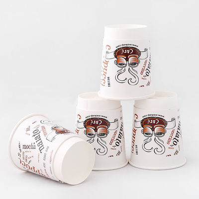 12 oz 430ml Çift Duvarlı Bardaklar PE kaplı Tek kullanımlık kompost edilebilir bardaklar Kağıt
