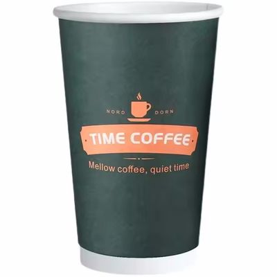 Tek kullanımlık 630ml Çift Duvar Kağıt Kupası PLA Kaplı 22oz İçme Kağıt Kupası