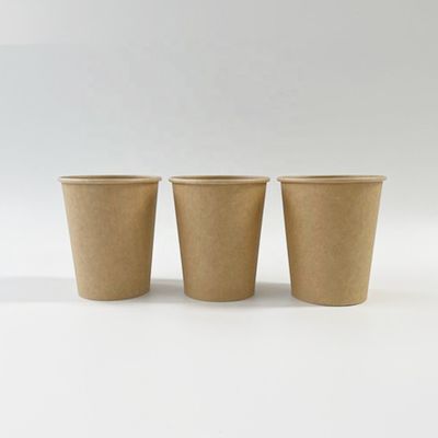 4 oz 125ml Tek Duvar Kağıdı Kupası Özelleştirilebilir Şablon Biyolojik Bölünür Kafe Kupası