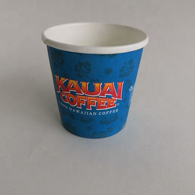 Özel Tasarım Logosu 3.5oz 85ml Çift PE tek kullanımlık tek kağıt fincan