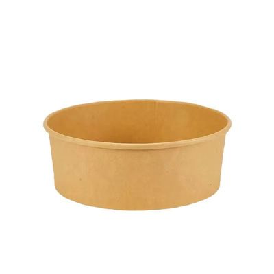 Çorba Noodle Alışverişli Kağıt Kasa 930ml Yuvarlak Salata Kapları Yemek Hazırlığı