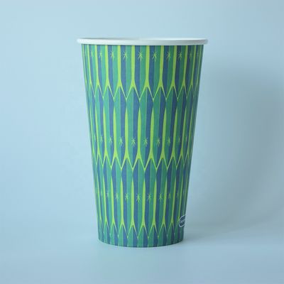 Tek kullanımlık 12oz 430ml tek kağıt bardak pla kaplama çevre dostu